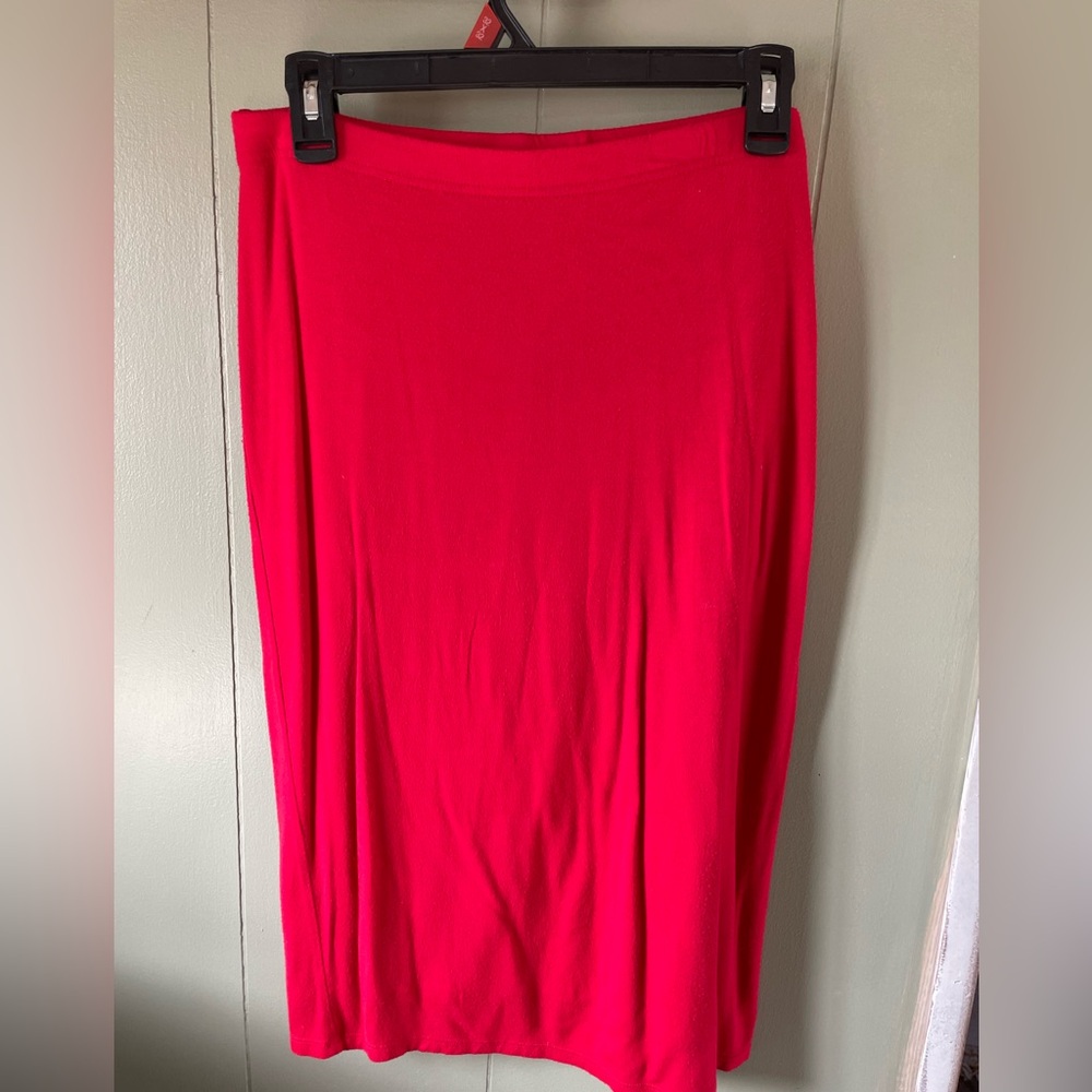 Cato Bold Scarlet Pencil Skirt